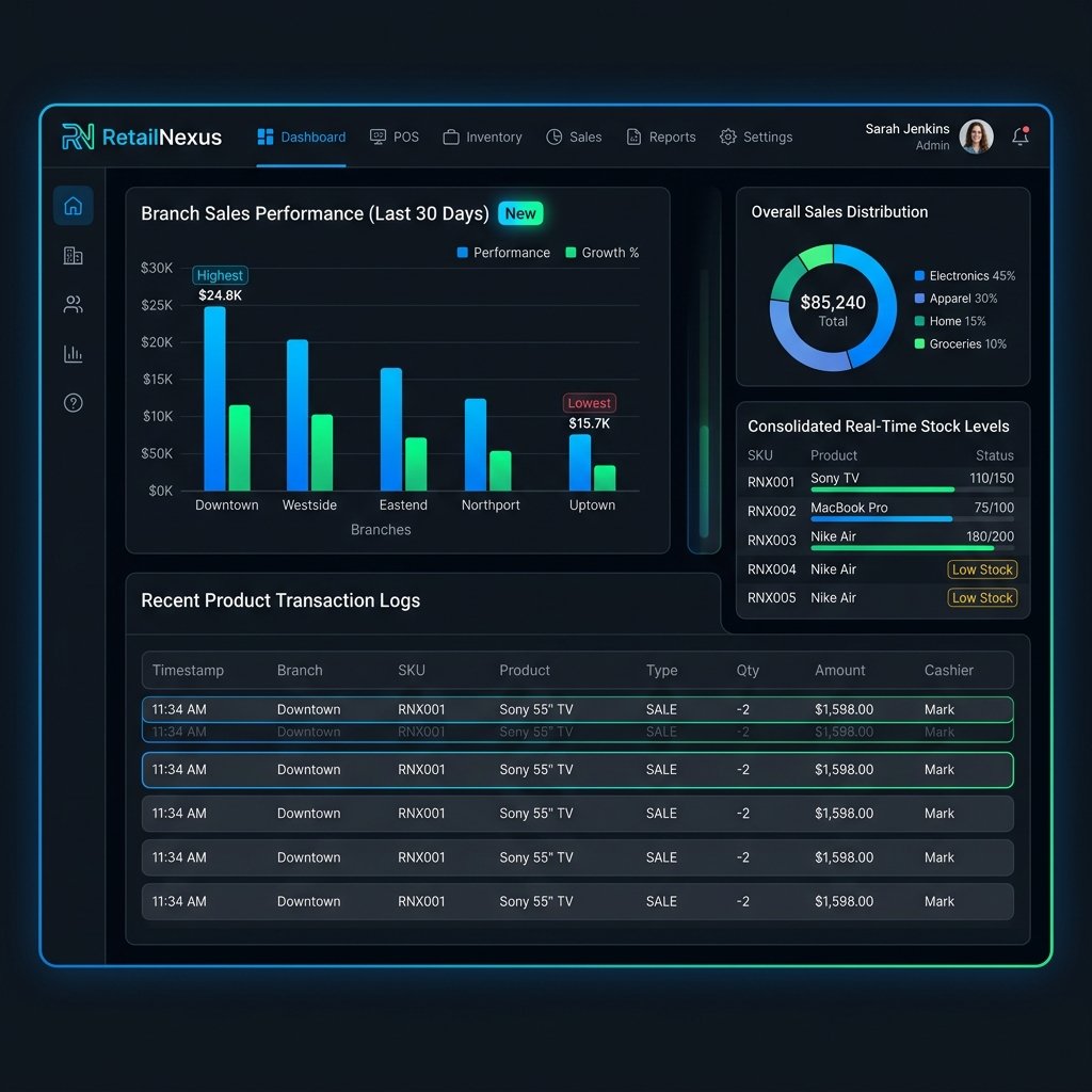 RetailNexus - Sistem POS & Inventaris Multi-Cabang